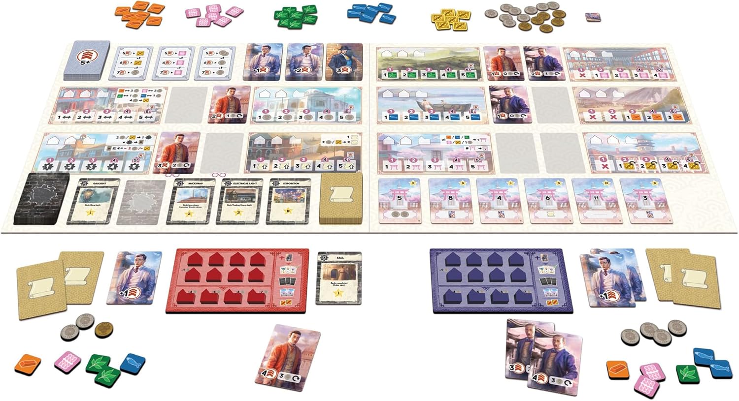 Yokohama Duel Board Game