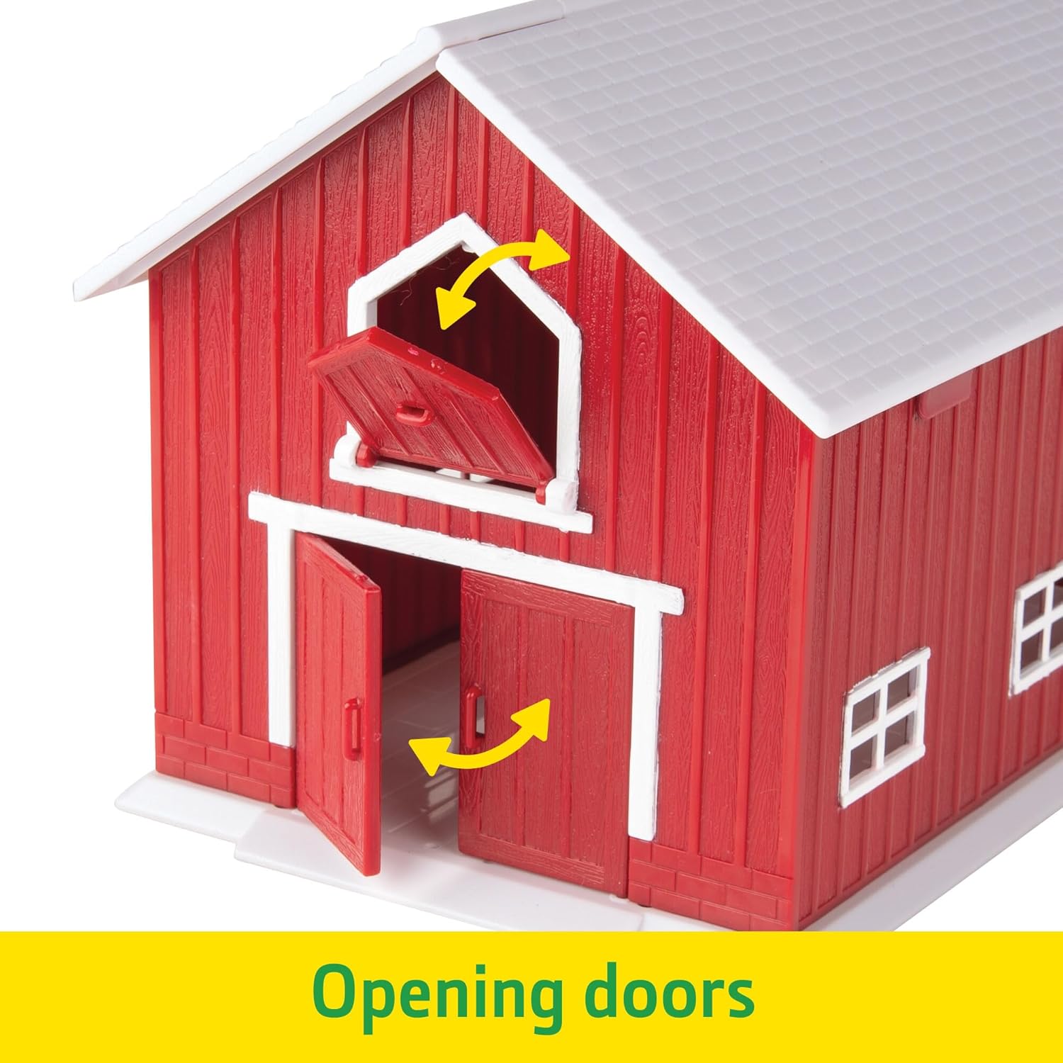 John Deere 1:64 Scale Farm Playset with On-the-Go Barn (24 Pieces)
