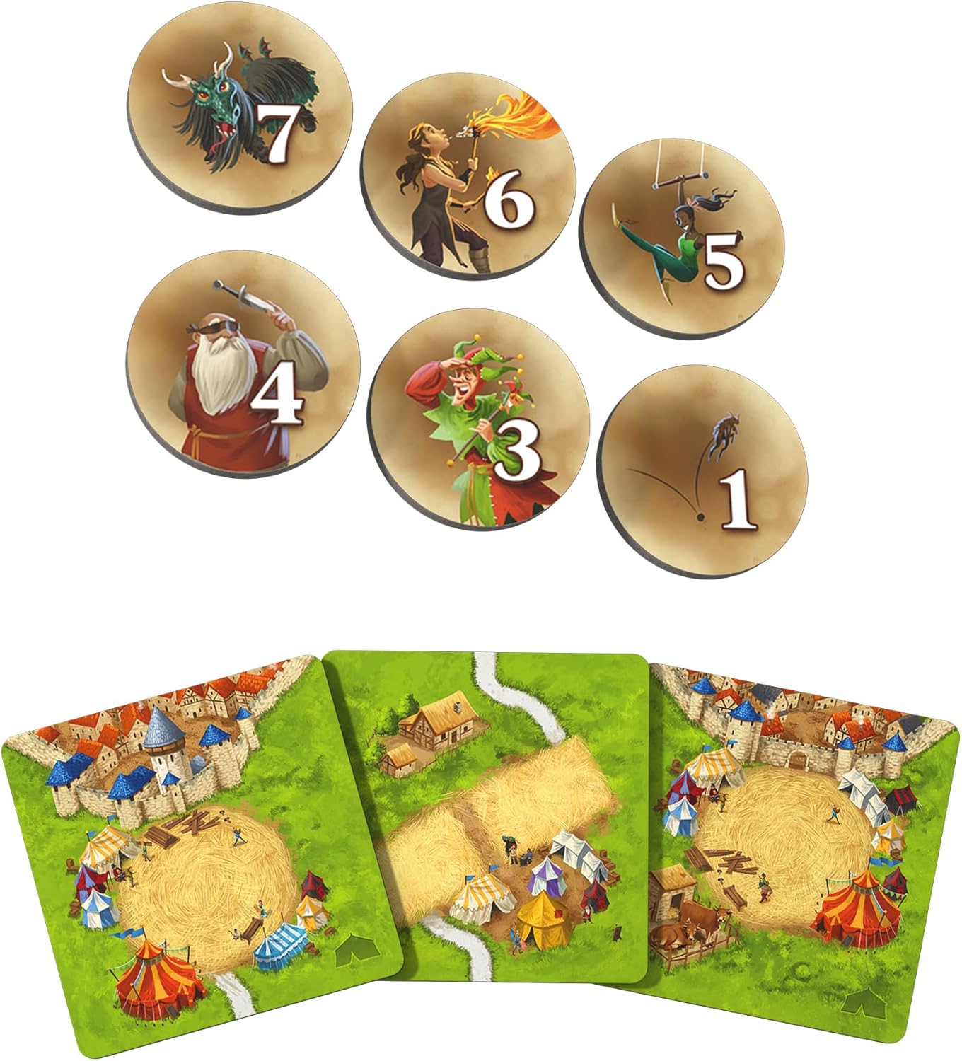 Carcassonne Circus & Artists Expansion #10 (2025 refresh)