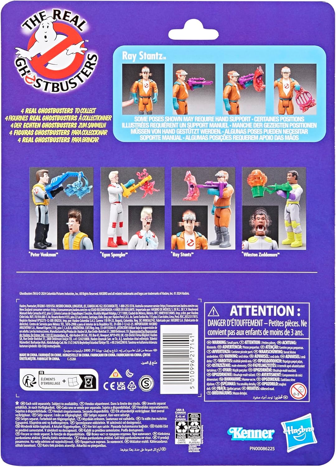 The Real Ghostbusters Fright Features: Ray Stantz & Jail Jaw Ghost 5" Figure