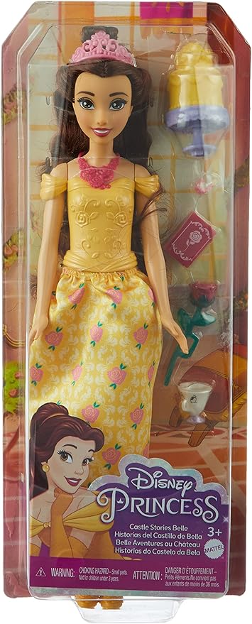 Disney Princess: Castle Stories Belle with Chip & Accessories Fashion Doll