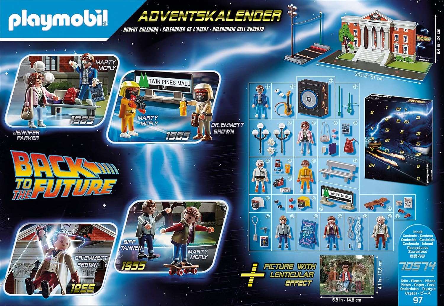 Playmobil 70574 Back to the Future Advent Calendar