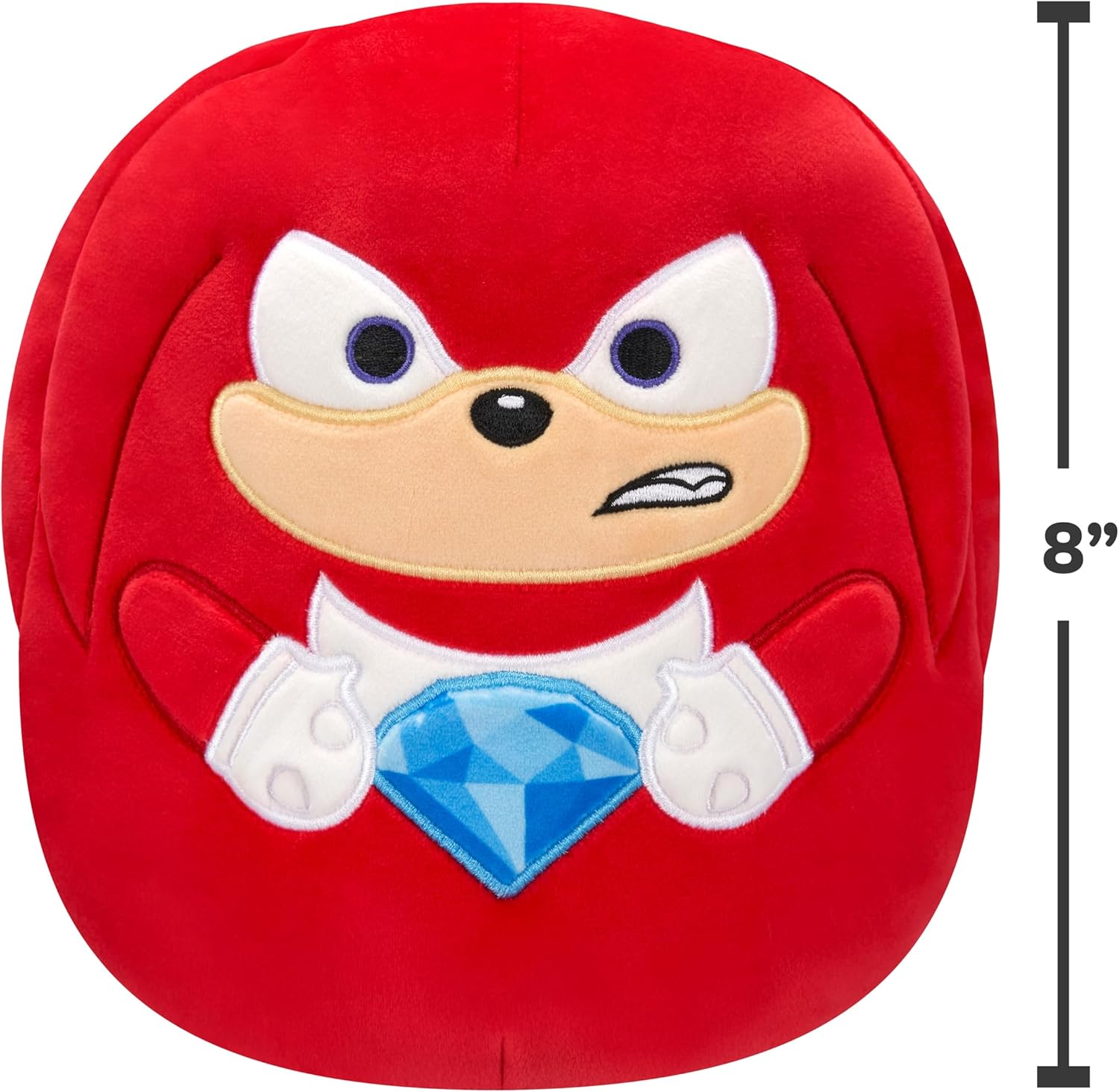 Squishmallows Sonic the Hedgehog 8 inch Plush: Knuckles w/ Emerald