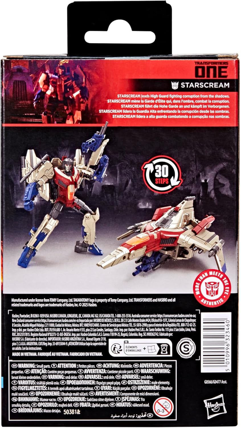 Transformers Studio Series: Starscream Figure
