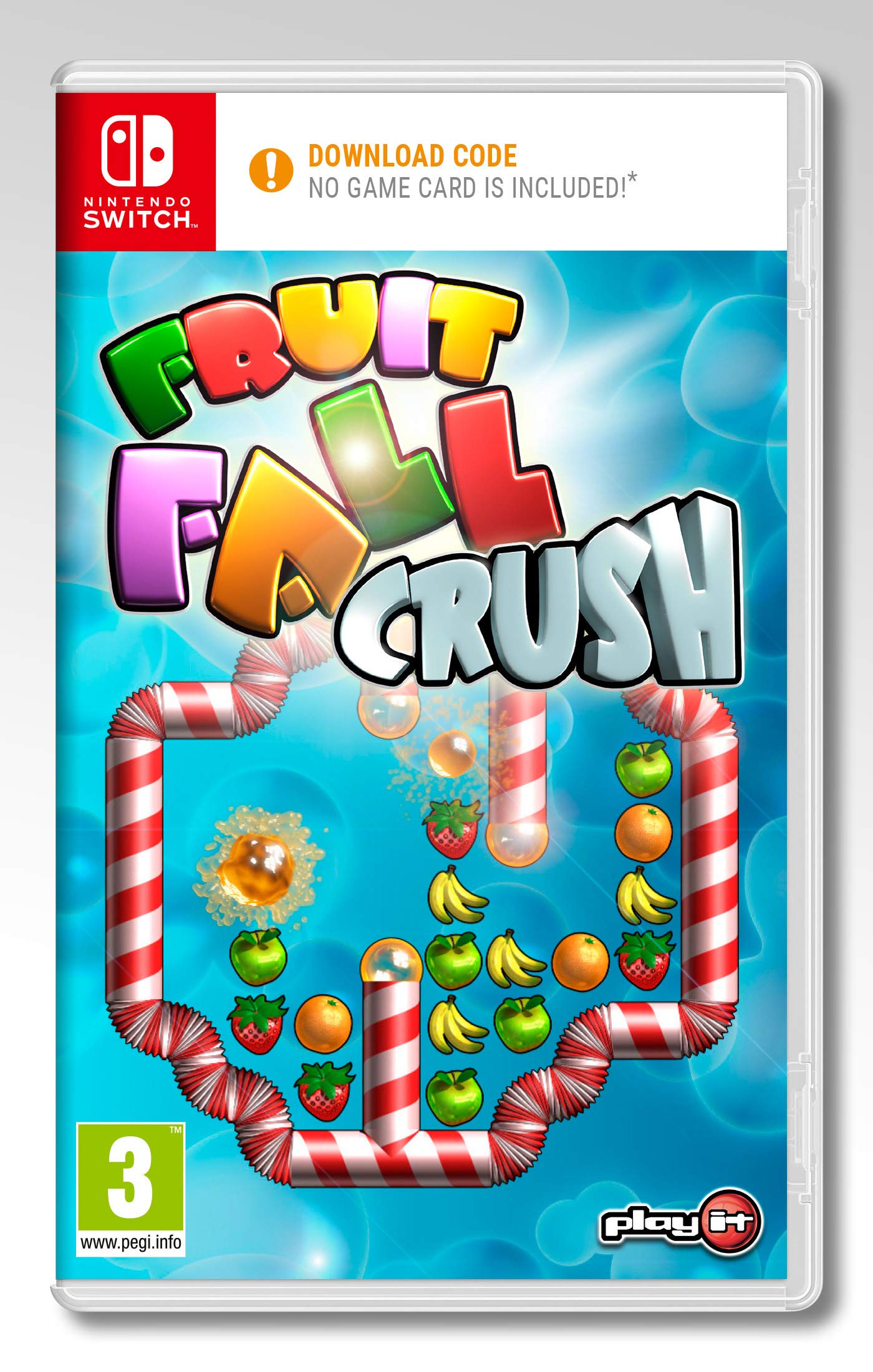 Fruit Fall Crush Nintendo Switch Game (Code in a box)