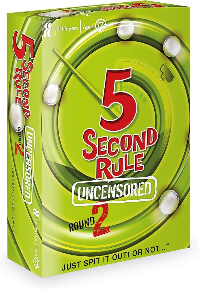 5 Second Rule (Uncensored) Round 2 Party Game