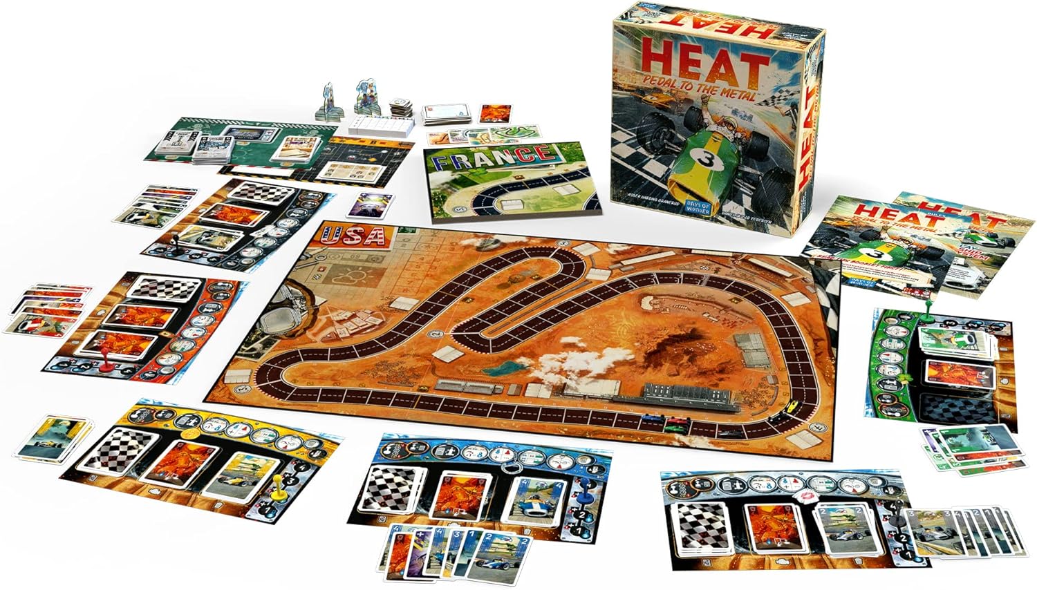 Heat - Pedal to the Metal Board Game