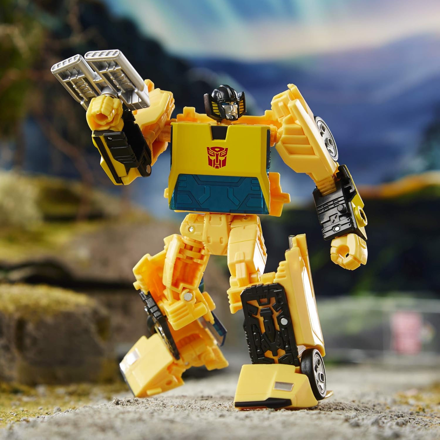 Transformers War for Cybertron: Earthrise Deluxe Class Sunstreaker Figure
