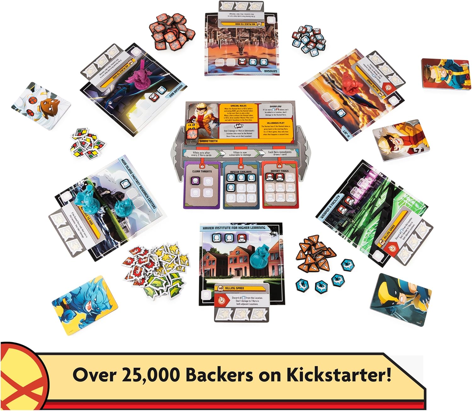 Marvel United: X-Men Board Game