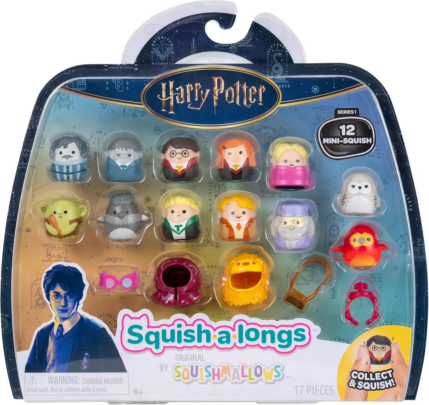 Squish-A-Longs Harry Potter 12 Pack