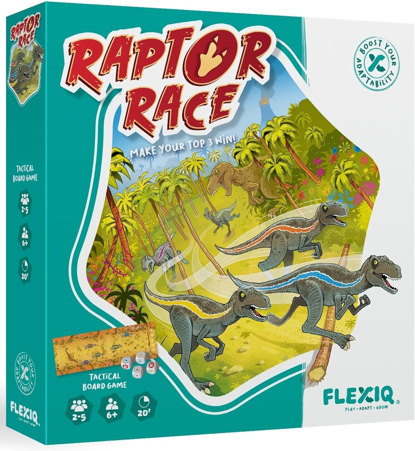 Raptor Race Board Game