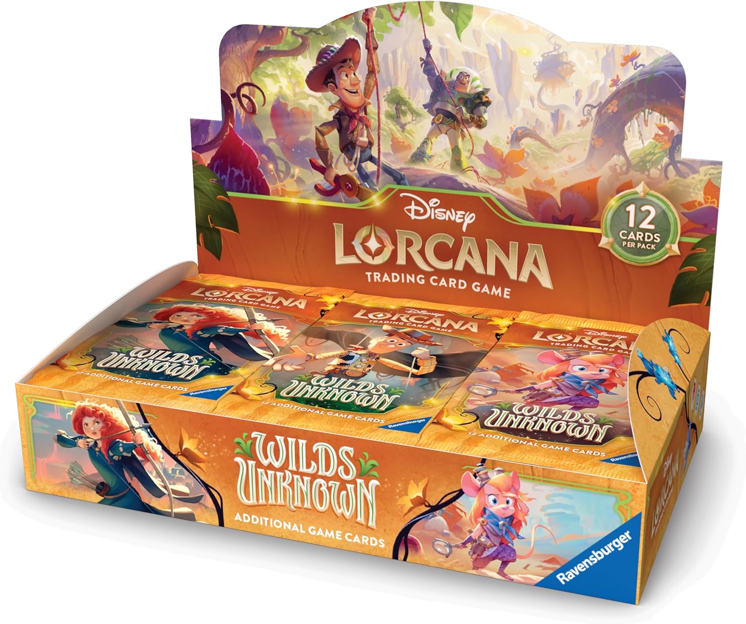 Disney Lorcana TCG: Wilds Unknown Booster Box (24 Packs)