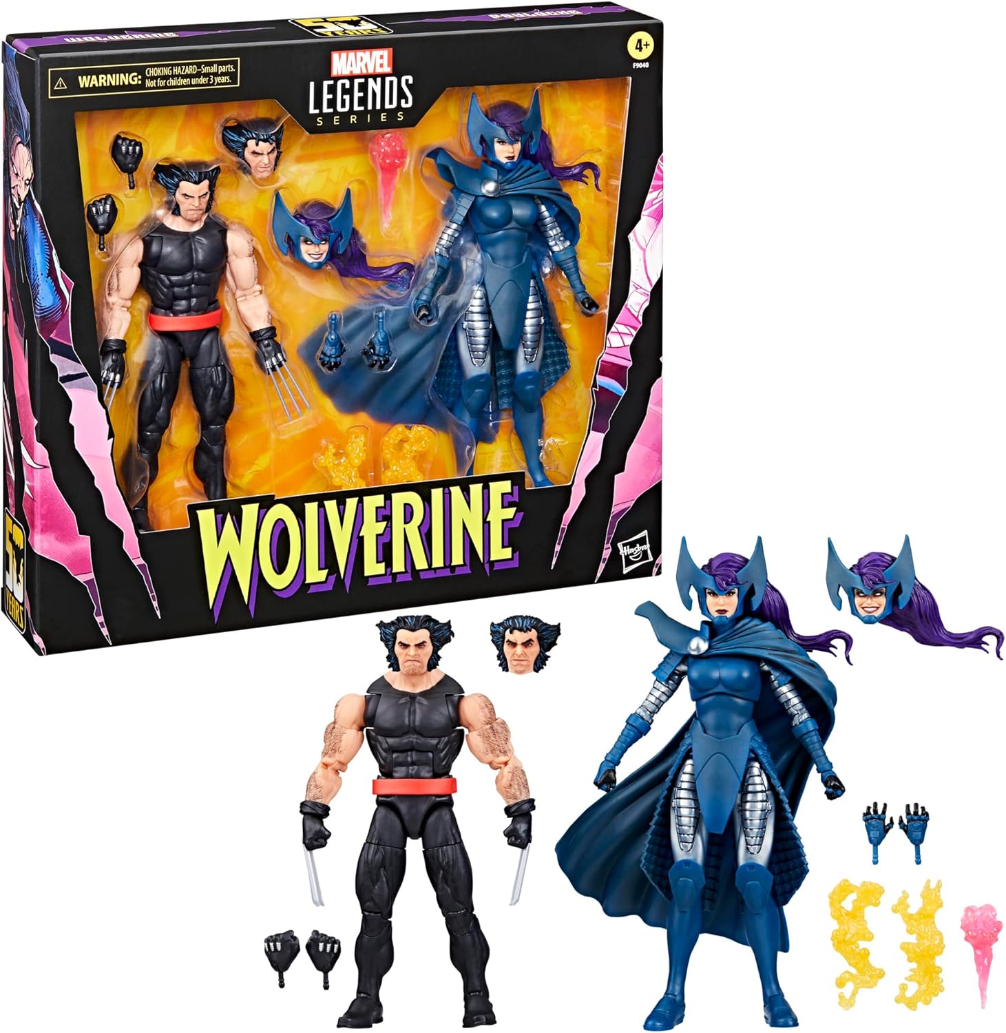 Marvel Legends Series: Wolverine & Psylocke 2-Pack