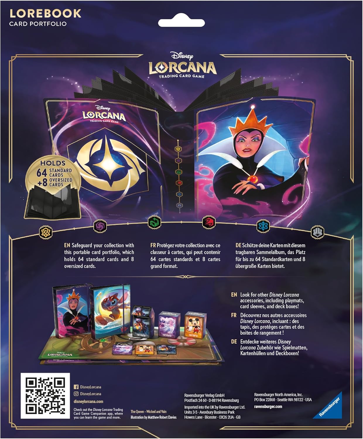 Disney Lorcana: Evil Queen Lorebook Card Portfolio