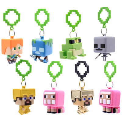 Minecraft Series 4 Backpack Hangers Blind Box (1 Random Figure supplied)