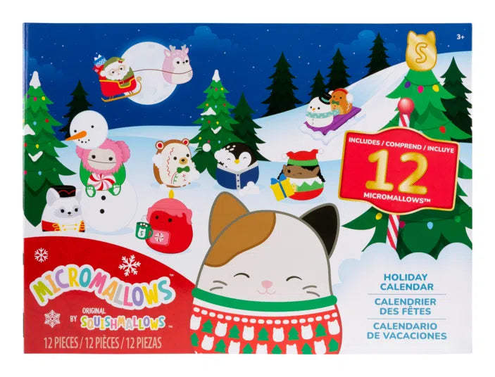 Micromallows by Squishmallows 12 Day Holiday Advent Calendar
