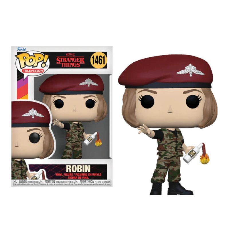 Stranger Things: Robin w/ Molotov Cocktail Funko Pop! Vinyl
