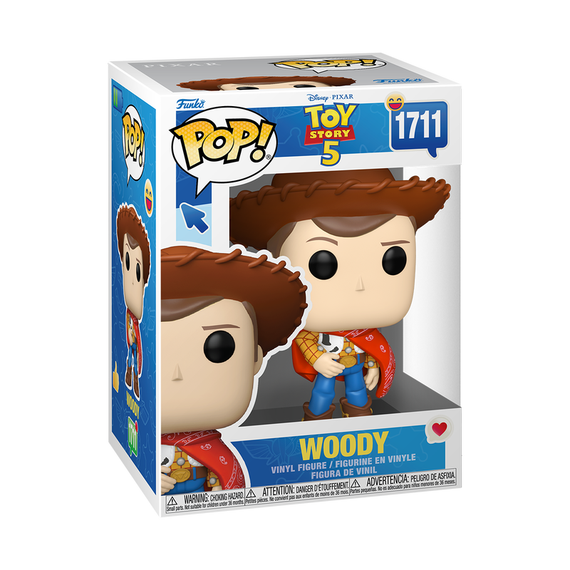 Funko POP! Disney Pixar Toy Story 5 – Woody boxed vinyl figure