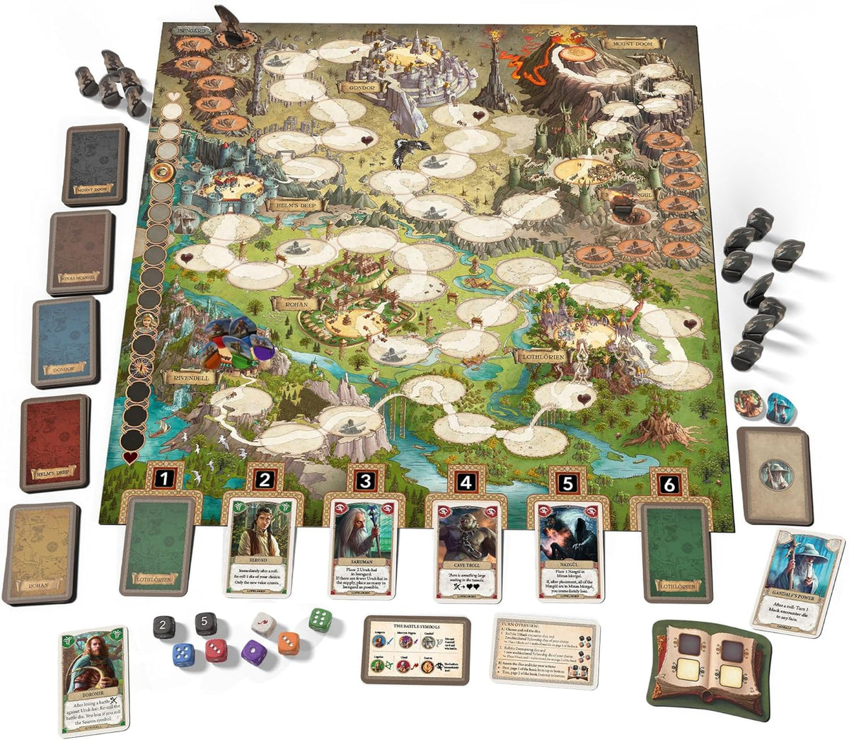 The Lord of the Rings: Adventure to Mount Doom Board Game