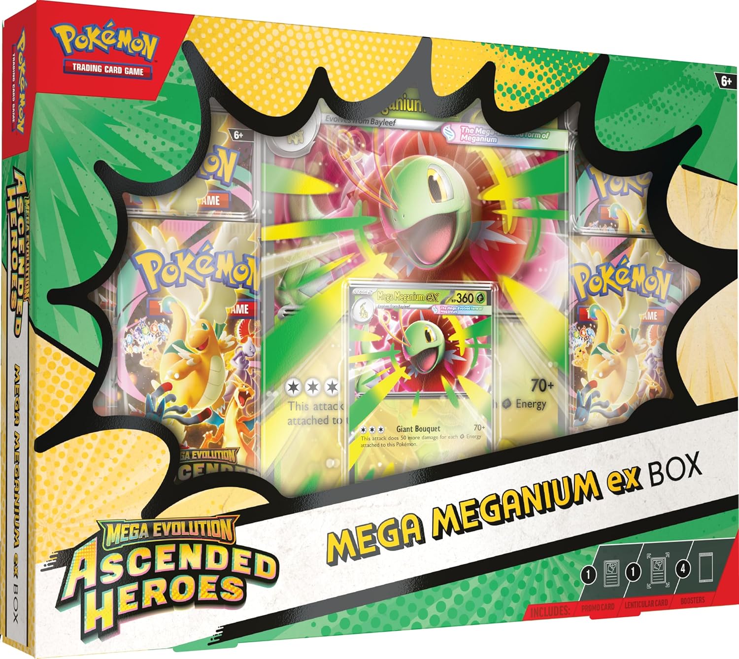 Pokemon TCG: Mega Evolutions Ascended Heroes Mega Meganium EX Box