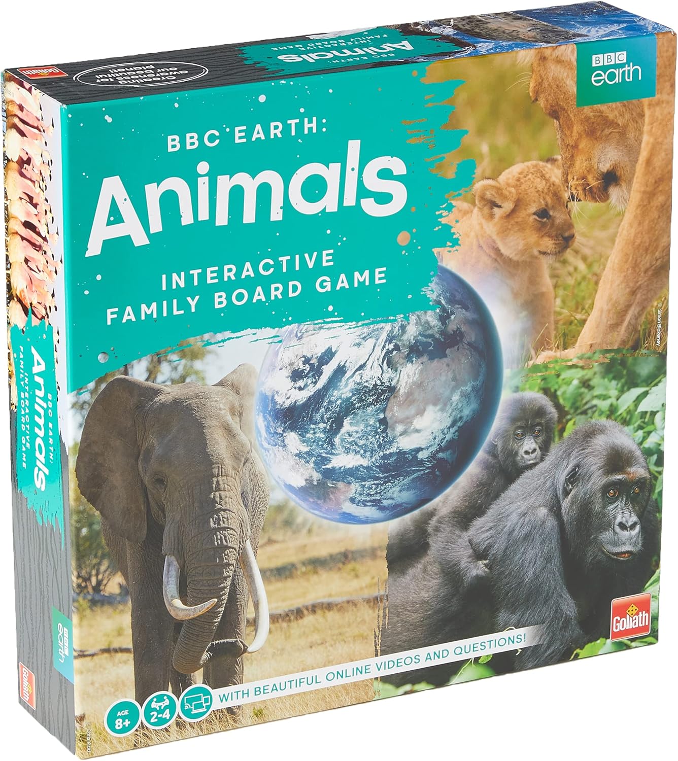 BBC Earth Animals Interactive Family Board Game