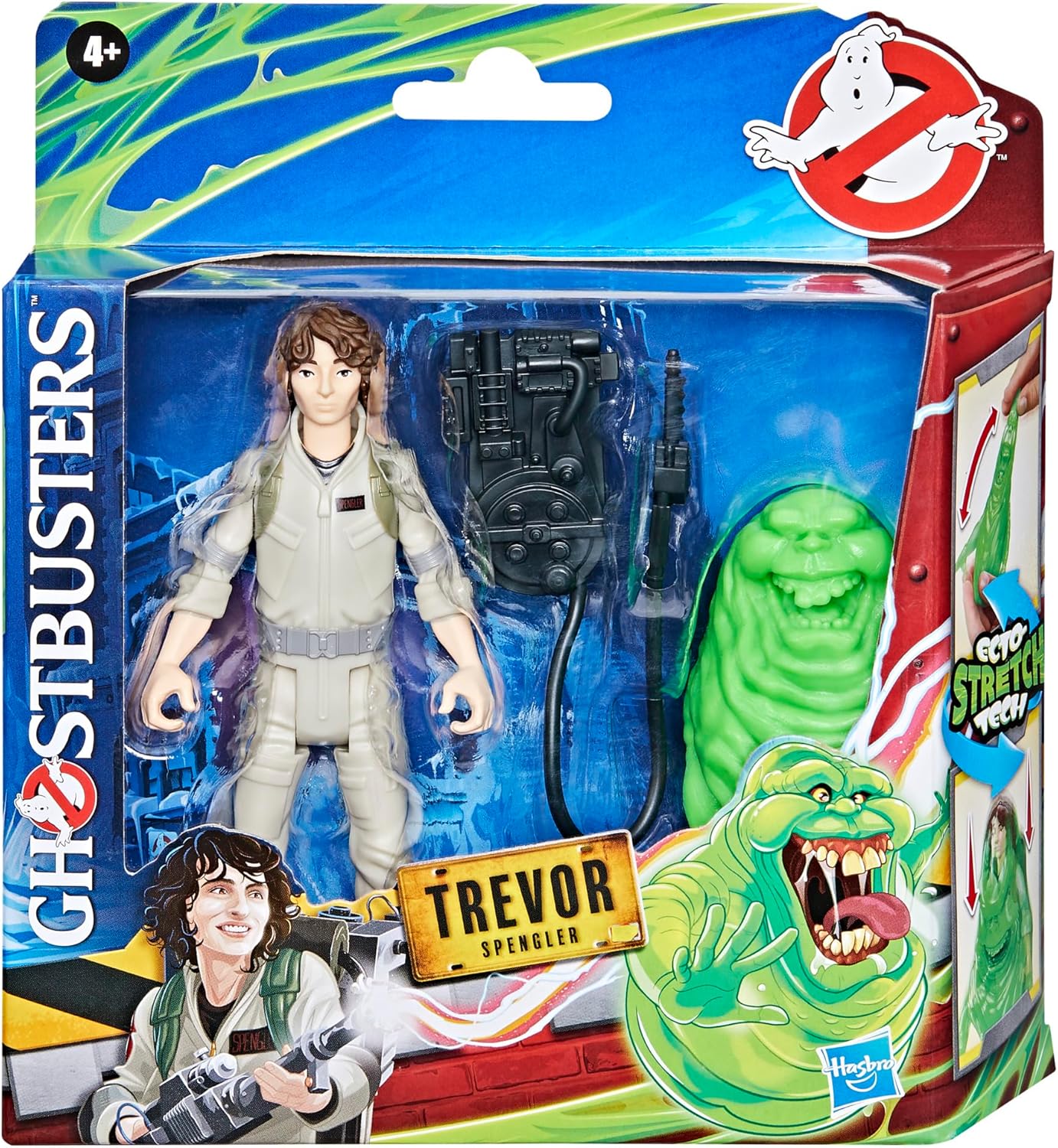 Ghostbusters Fright Features 5" Figure: Trevor Spengler & Slimer