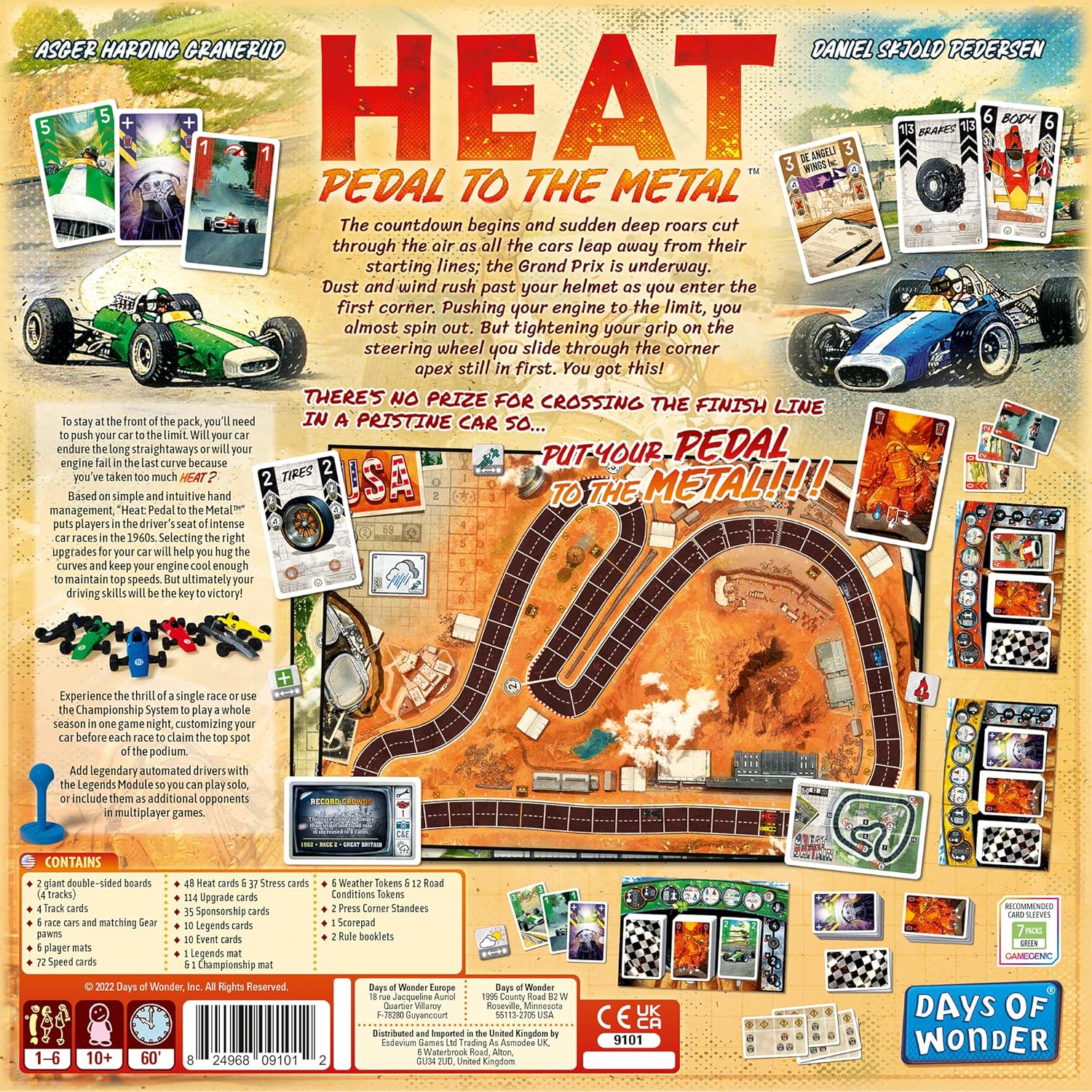 Heat - Pedal to the Metal Board Game
