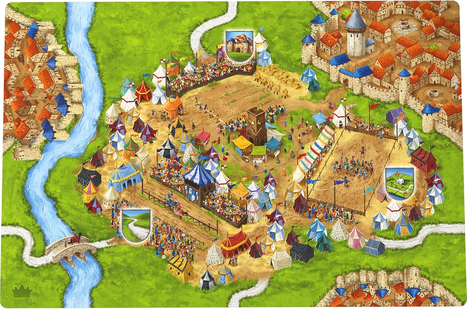 Carcassonne Jousts & Crests Expansion #6 (2025 refresh)