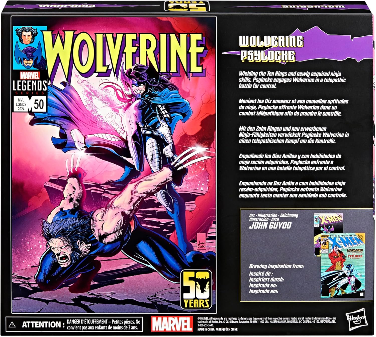 Marvel Legends Series: Wolverine & Psylocke 2-Pack