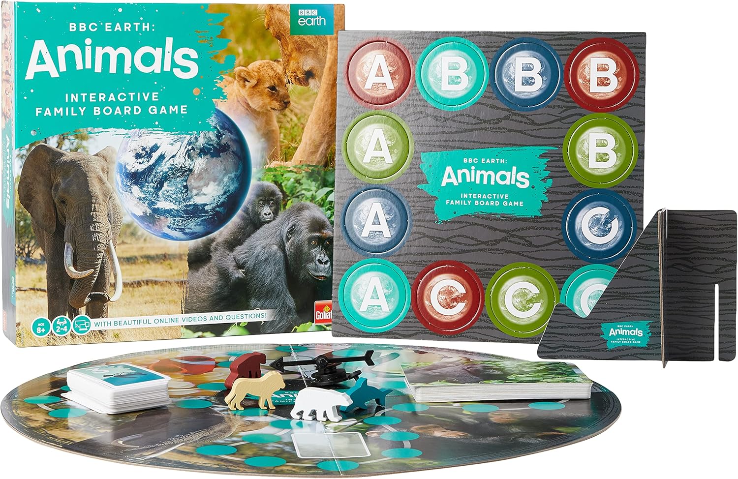 BBC Earth Animals Interactive Family Board Game