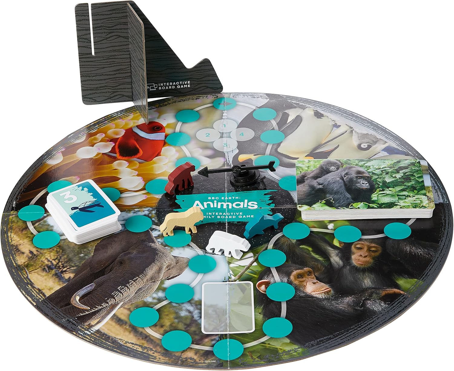BBC Earth Animals Interactive Family Board Game