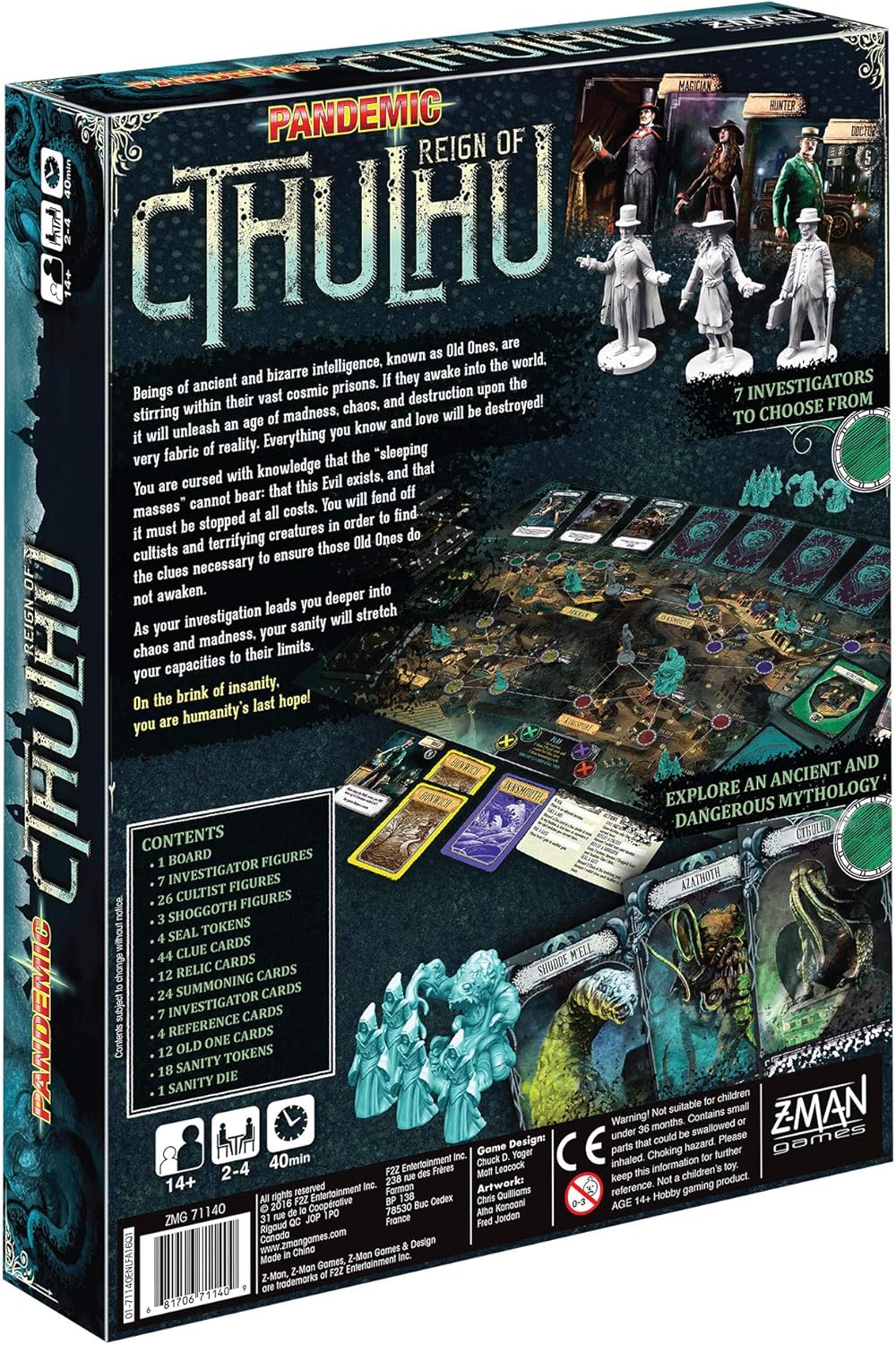 Pandemic: Reign of Cthulhu Board Game