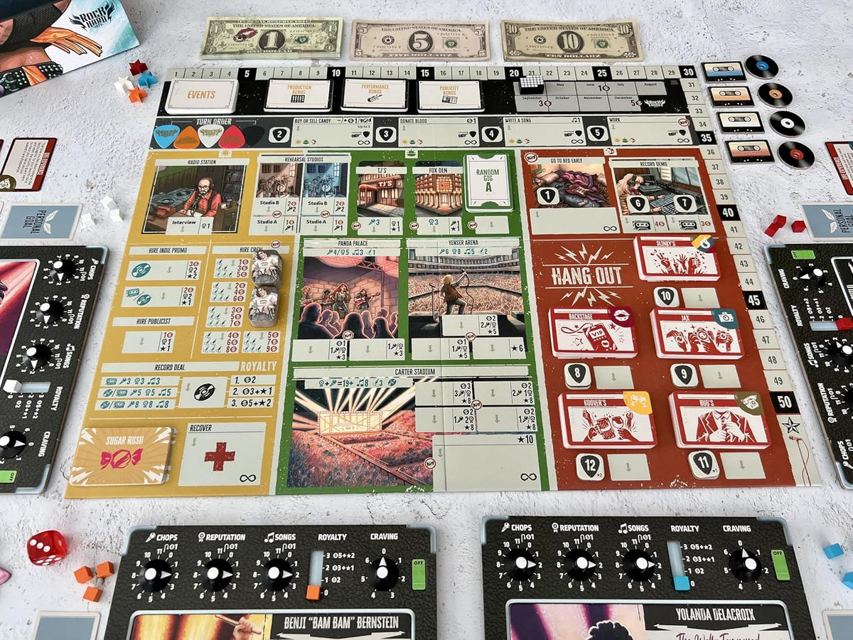 Rock Hard: 1977 Board Game