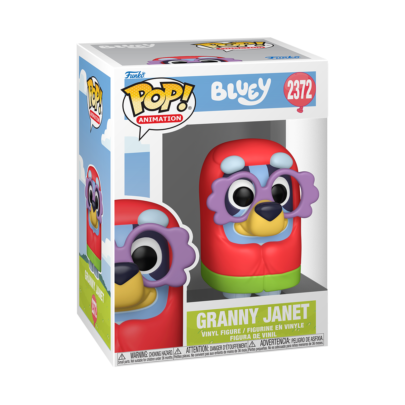 Funko POP! Bluey – Granny Janet boxed vinyl figure