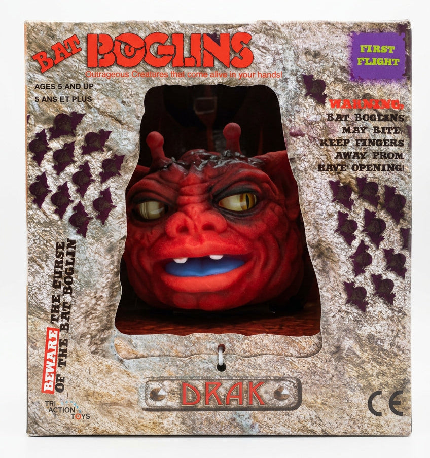 Boglins Bat Drak 8-Inch Monster Hand Puppet