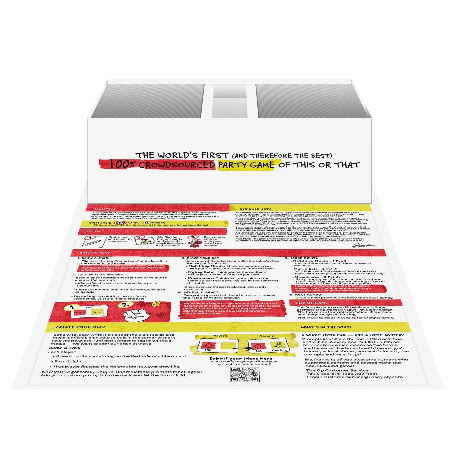 Red or Yellow Party Game (Pre-Order)