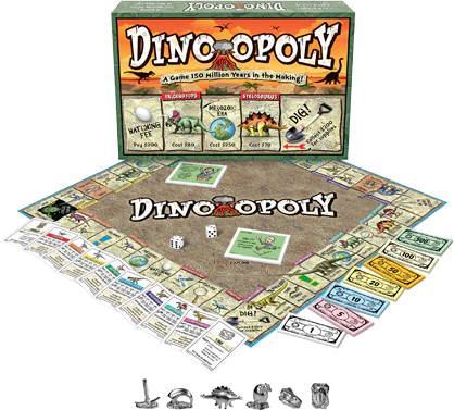 Dino-Opoly Board Game