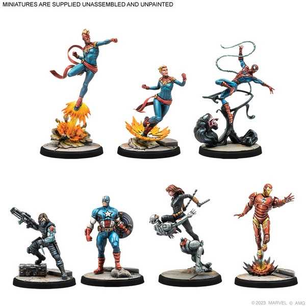 Marvel Crisis Protocol Miniatues Game: Earth's Mightiest Core Set