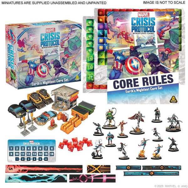 Marvel Crisis Protocol Miniatues Game: Earth's Mightiest Core Set