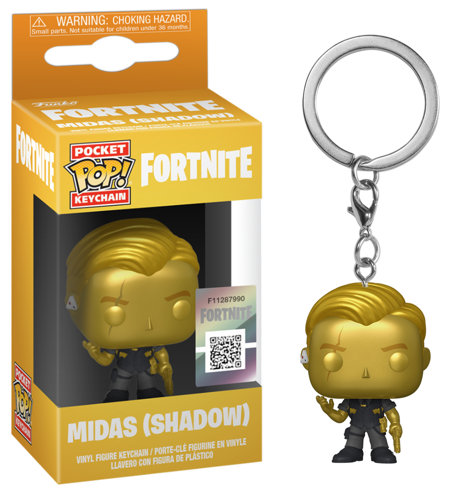 Fortnite: Midas (Shadow) Funko Pop! Keychain