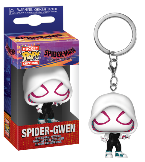 Spider-Man Across the Spider-verse: Spider-Gwen Funko Pocket Pop Keychain