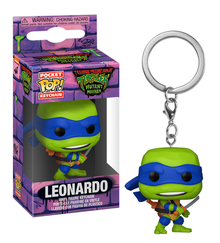 Teenage Mutant Ninja Turtles: Leonardo Funko Pocket Pop! Keychain