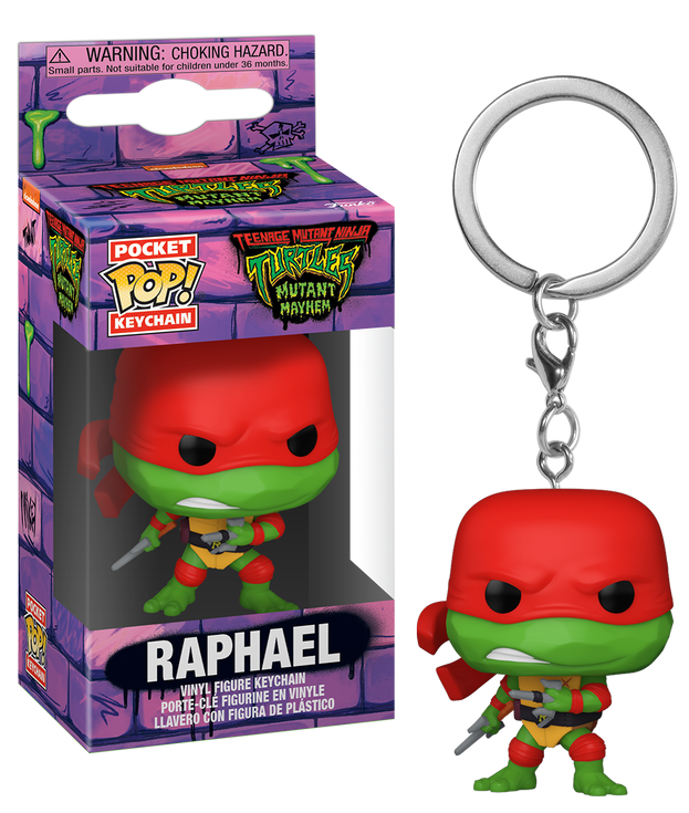 Teenage Mutant Ninja Turtles: Raphael Funko Pocket Pop! Keychain