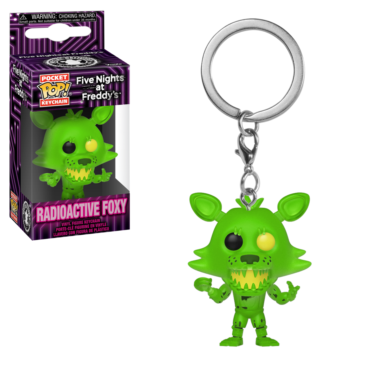 Five Nights at Freddy's: Radioactive Foxy Funko Pocket POP! Keychain