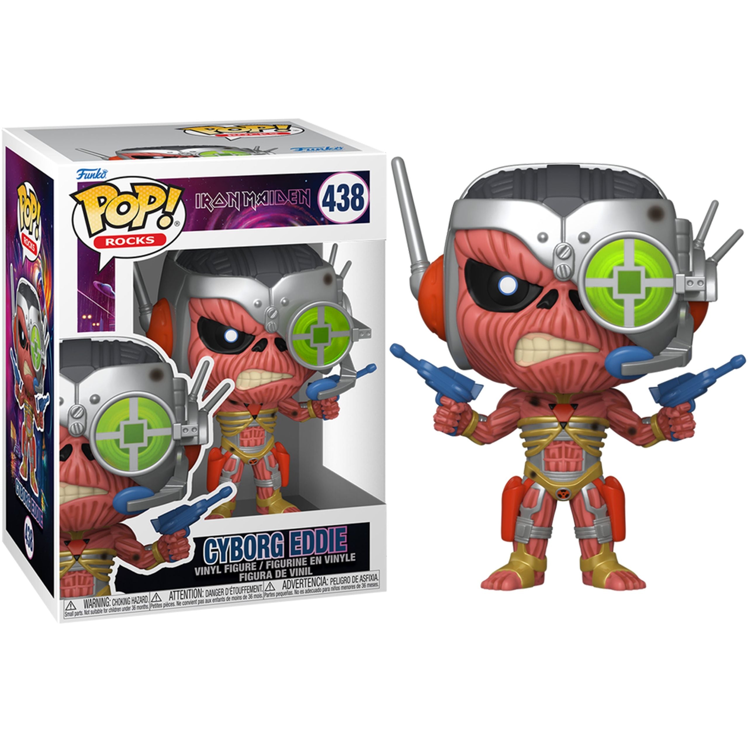 Rocks: Iron Maiden - Cyborg Eddie Funko POP! Vinyl