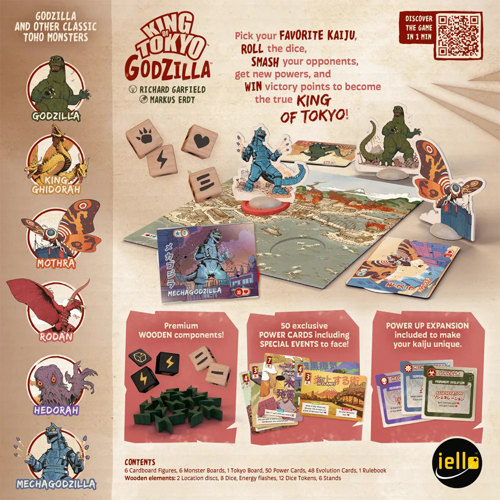 King of Tokyo Godzilla Board Game