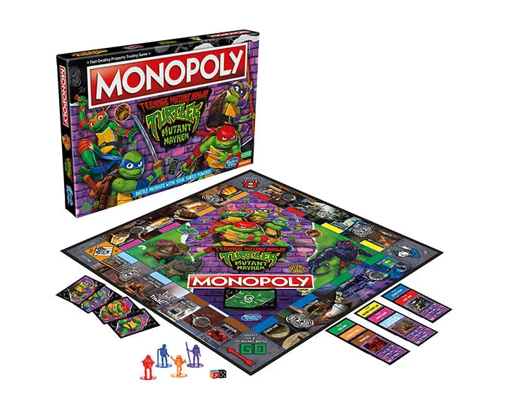 Monopoly: Teenage Mutant Ninja Turtles Mutant Mayhem Edition Board Game