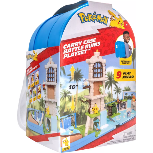 Pokemon Carry Case Battle Ruins Playset