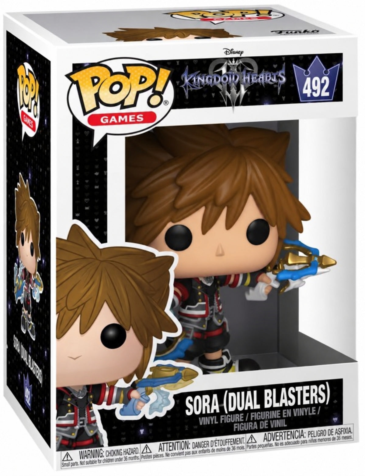 Kingdom Hearts 3: Sora w/ Dual Blasters Funko POP! Vinyl