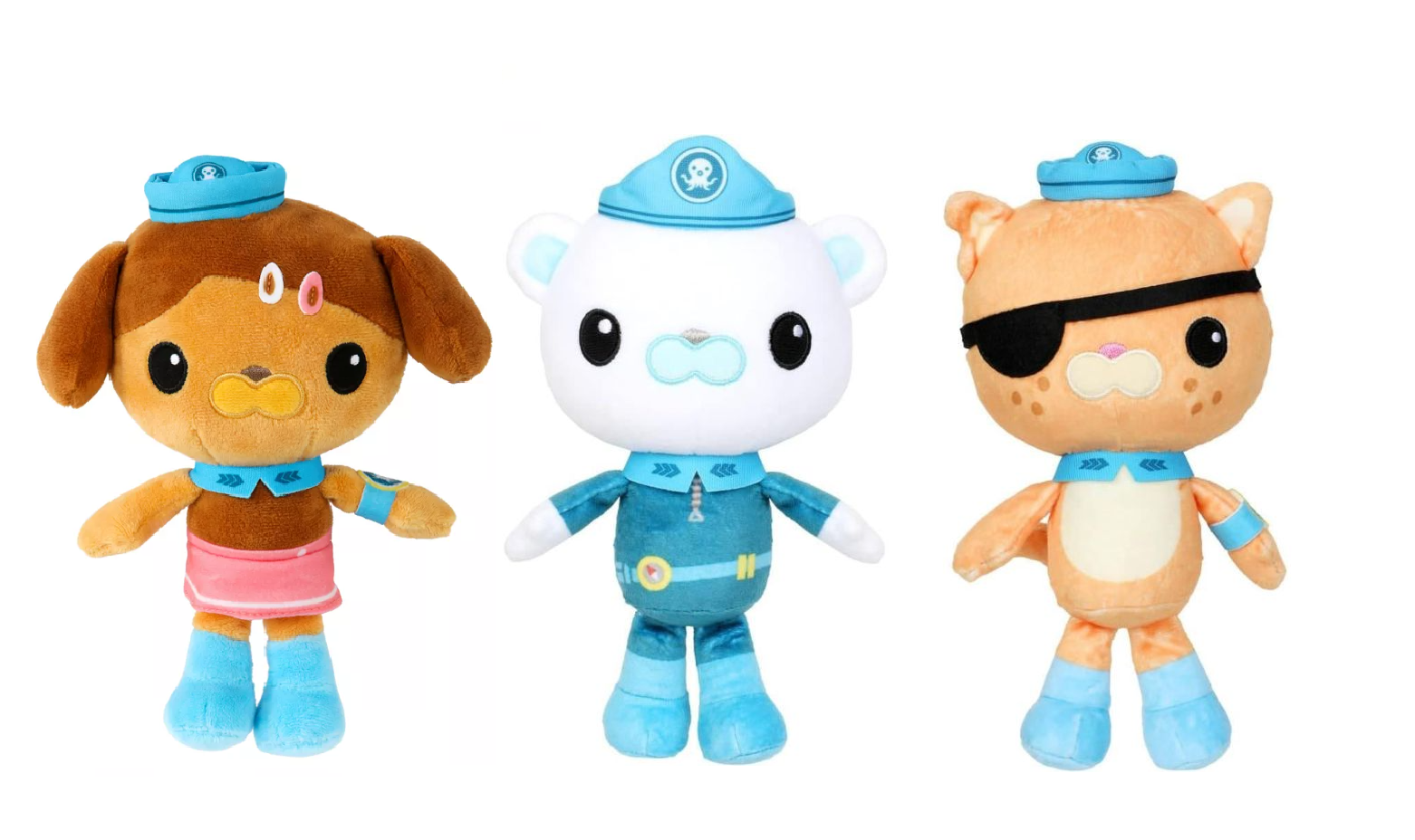 Plush Kwazii Toy Octonauts Above Beyond: Dashi, Kwazii Captain